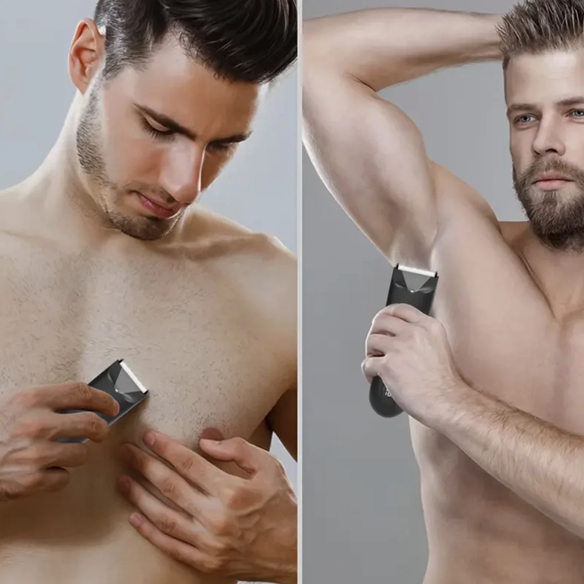 Trimmer Beard For Man Shaver Razor Beard Shaper Armpit Chest Hair Trimmers Profession Barber LED Display Re-Battery Hair Removal