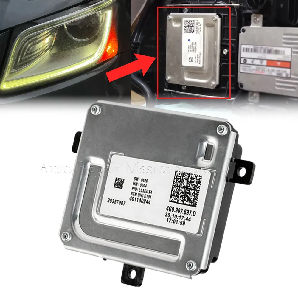New Daytime Running Light Module DRL Control Ballast Follower Controller Unit 4G0907697D 4G0907397D For A4 A5 A6 Q3 Q5 Parts