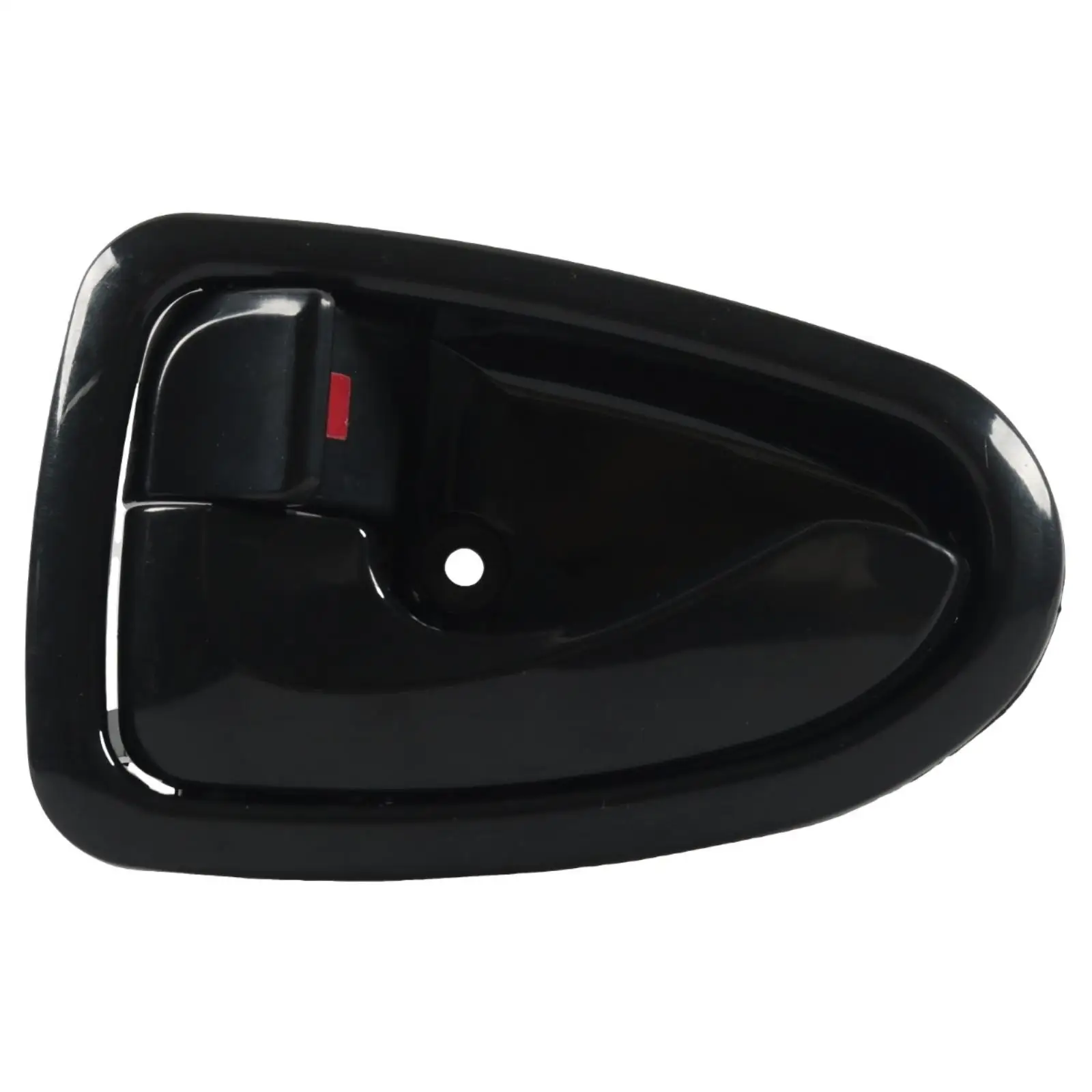 Glossy Black Car Interior Door Handle ABS for Select 2000-2005 Models Contoured Pull Lever with Mounting Tabs