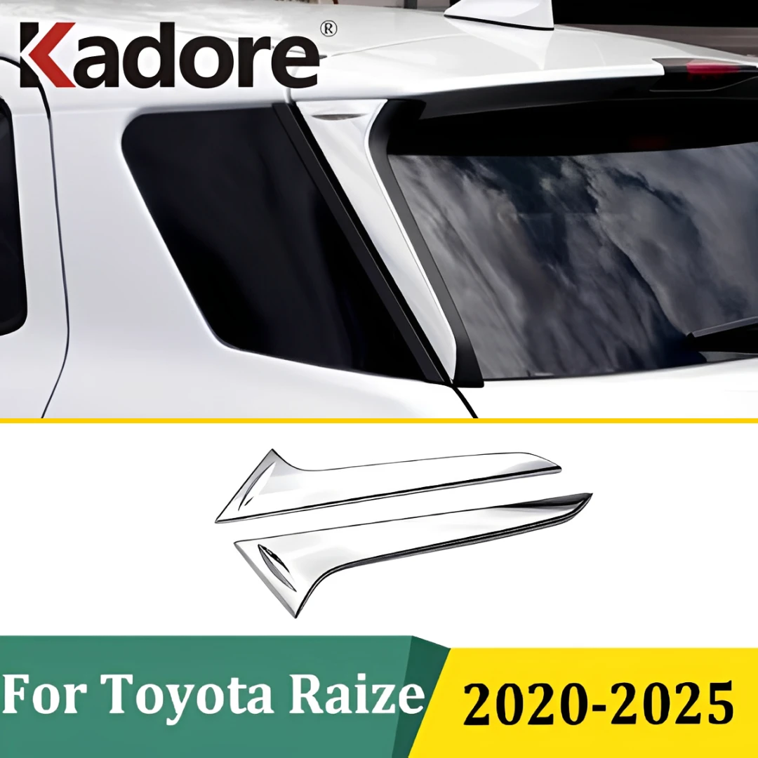 

Для Toyota Raize 2020 2021 2022 2023 2024 2025 крышка заднего окна боковая дверь окна отделка полоса автомобиля наклейка Стайлинг аксессуары