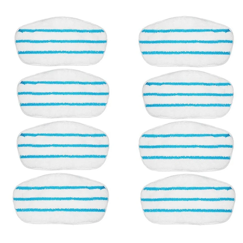 Replacement Steam Mop Pads, Compatible for PurSteam PureSteam ThermaPro 211 10-In-1 Steam Mop Cleaner 8-Pack