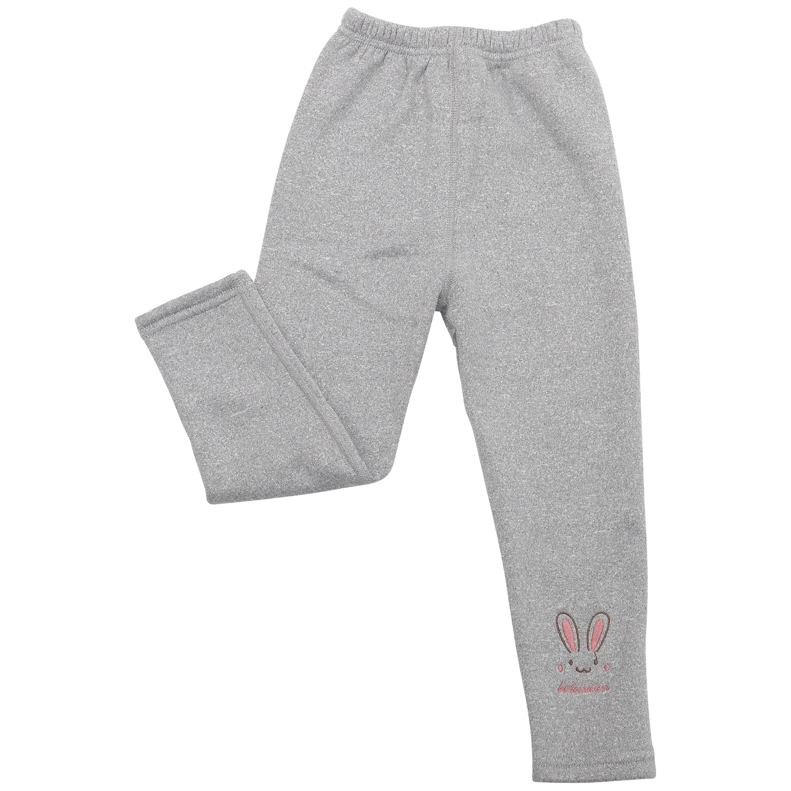 

Warm Thermal Thick Fleece Lined Leggings For Girls Kids Winter Pants Cozy Soft Elastic Cotton Leggings Warmth Retention Autumn