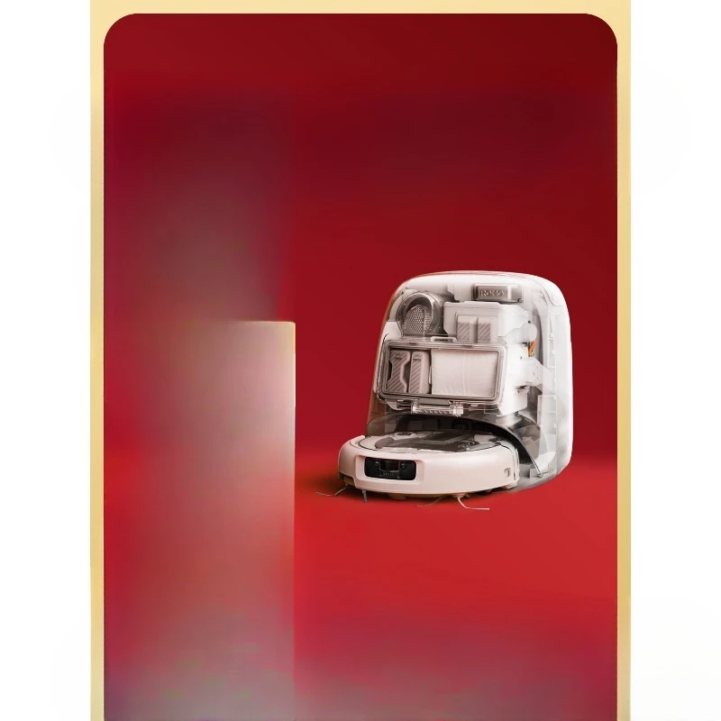 Sweeping robot, maintenance-free self-cleaning sweeping and towing integrated automatic obstacle avoidance