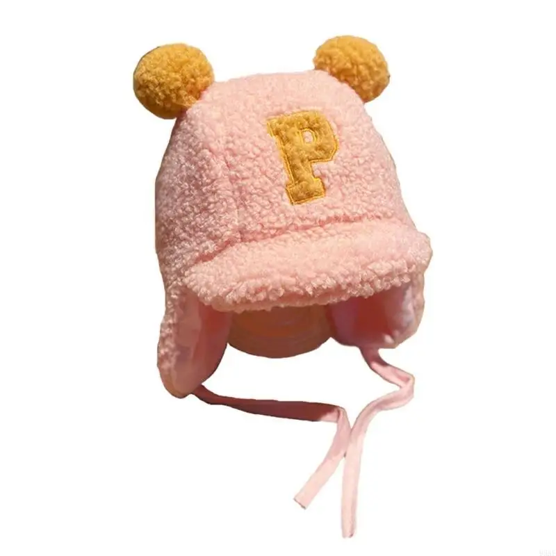 

95AE Infant Winter Hat Baby Beanie Autumn Warm Hat Age1-4Y Children Breathable Hats