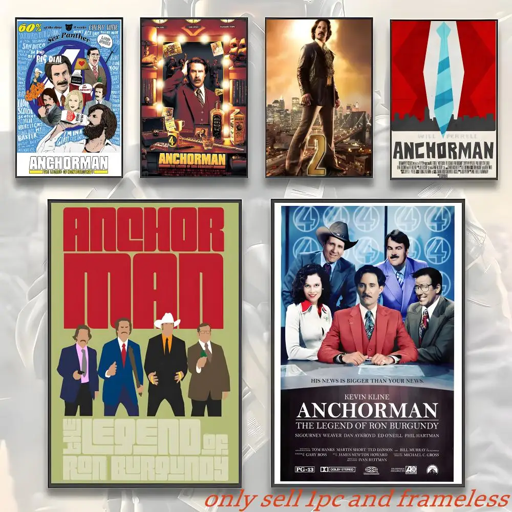 Funny Comedy movie A-Anchorman Poster HD Poster Wall Art interior Hallway Home Decoration Holiday Gifts