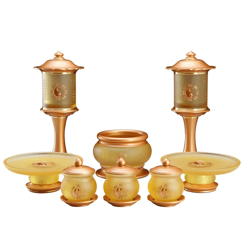 Brass for Buddha Household God of Wealth A pair of Buddhist hall everbright New Buddha front
