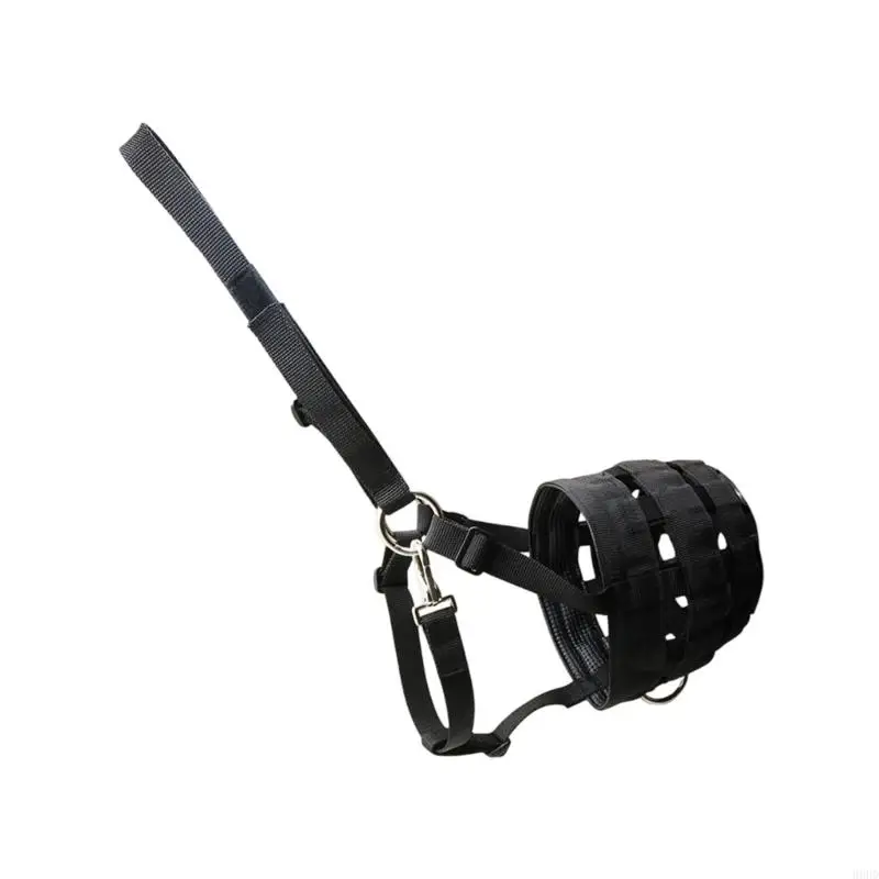 كمامة رعي جيدة التهوية مع واقي للفم مرفق به رسن حصان مع شبكة أمان معززة 69HD #3