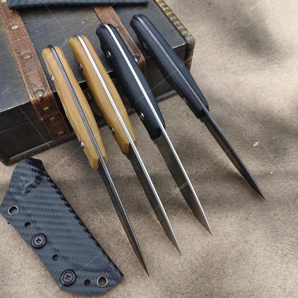 RSA C.R Backpackers Utility Gerades Messer mit K-Scheide Leichtes Outdoor-Camping-Wander- und Angelmesser Tragbare Langlebige Messer – Detail 6