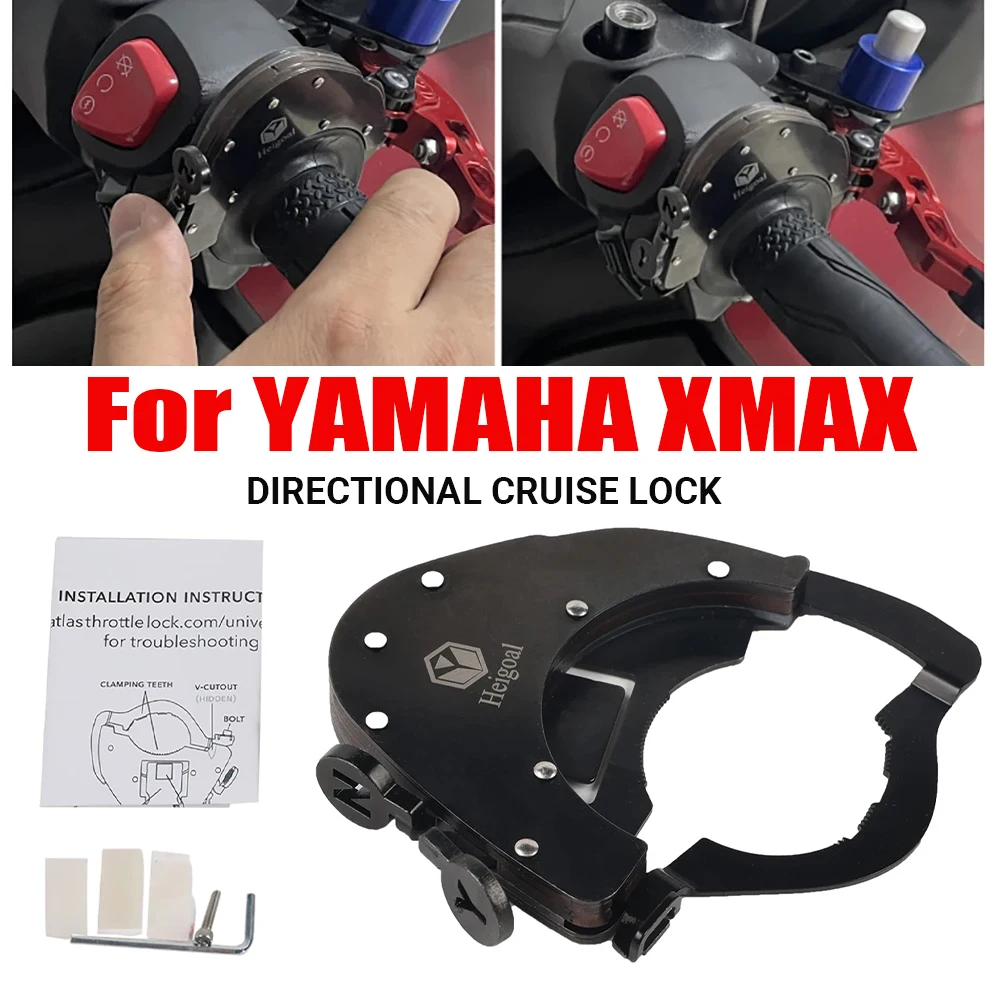 

Аксессуары для мотоциклов, круиз-контроль, вспомогательный зажим для дроссельной заслонки, ручка для руля, помощник-ускоритель, замок, универсальный для Yamaha XMAX