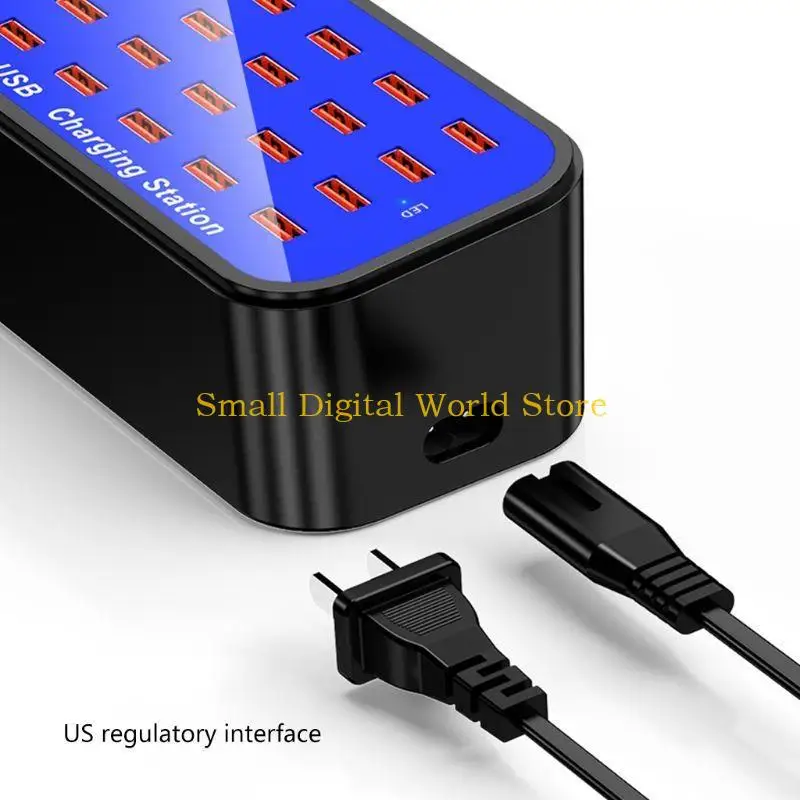 

77UB 20 Многопортовый USB-концентратор Настольное зарядное устройство Зарядная станция для телефона