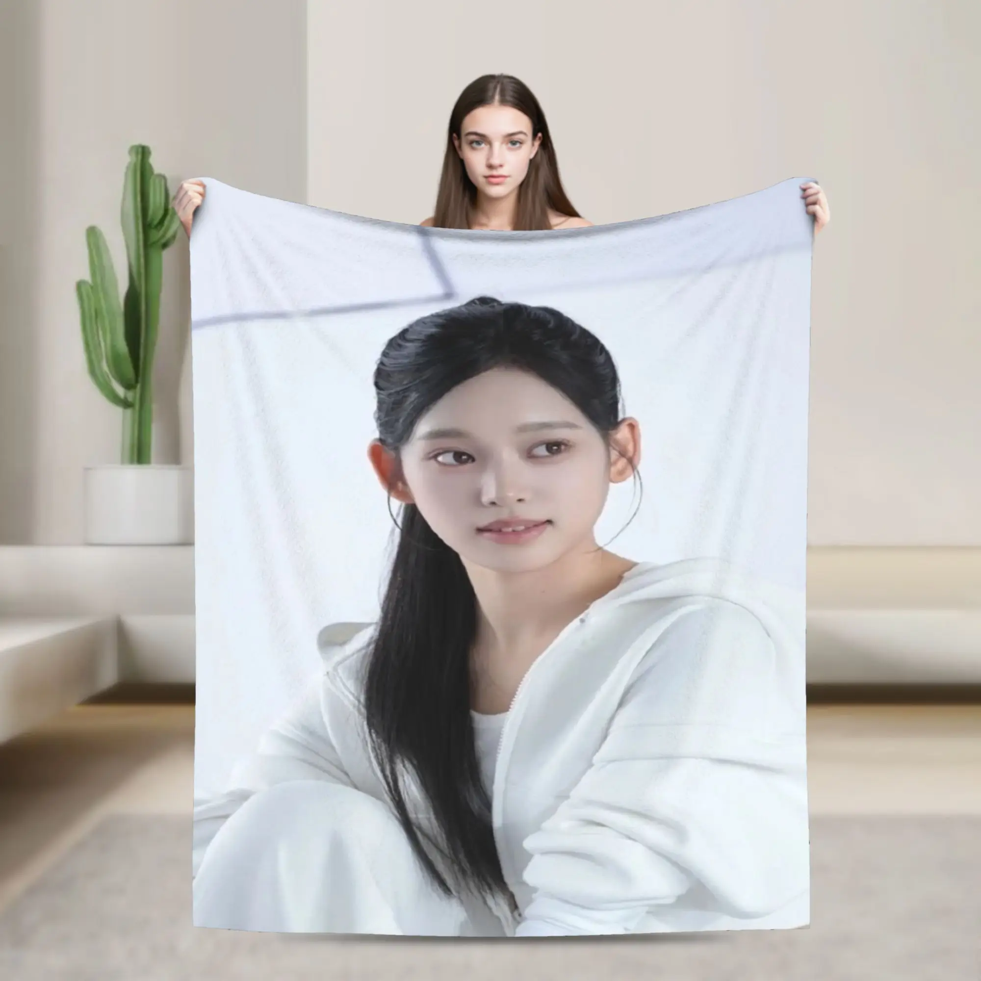 A2O LITE OA Aijing  Plush Blanket Boy Girl  Flannel Throw Blanket For Couch Bed Warm Soft Custom DIY Quality Bedspread
