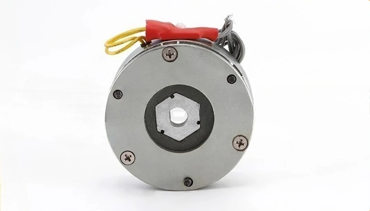 فرامل كهرومغناطيسية بقطر خارجي 75 مم، محرك AC220V تفكيك إيقاف التشغيل مع آلية الكبح الميكانيكية منخفضة الضوضاء