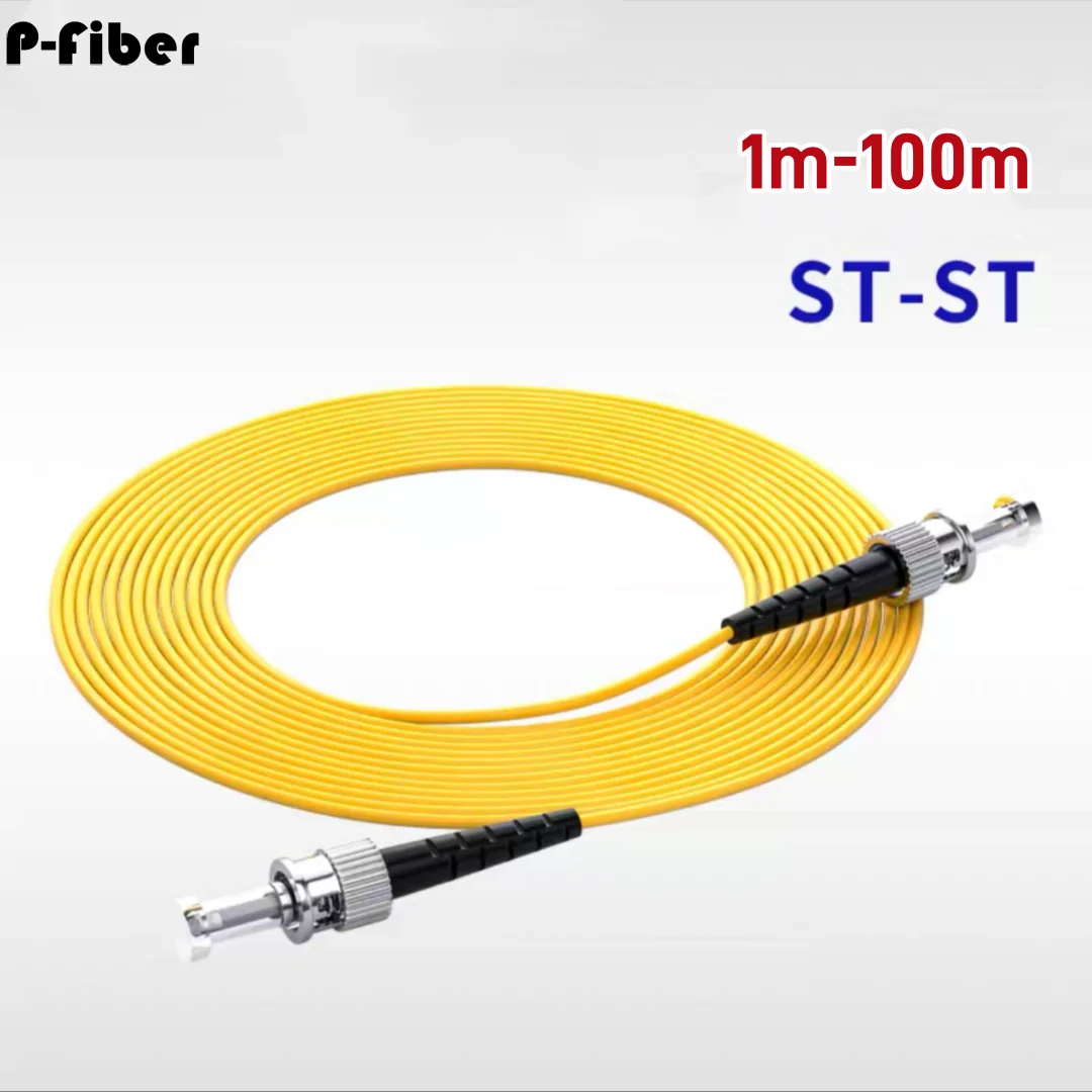 ST-ST UPC Singlemode fiber jumper 1-100m optical patchcord Simplex 1m 3m 5m 7m 10m 20m 30m50m indoor cable FTTH P-fiber optic SM