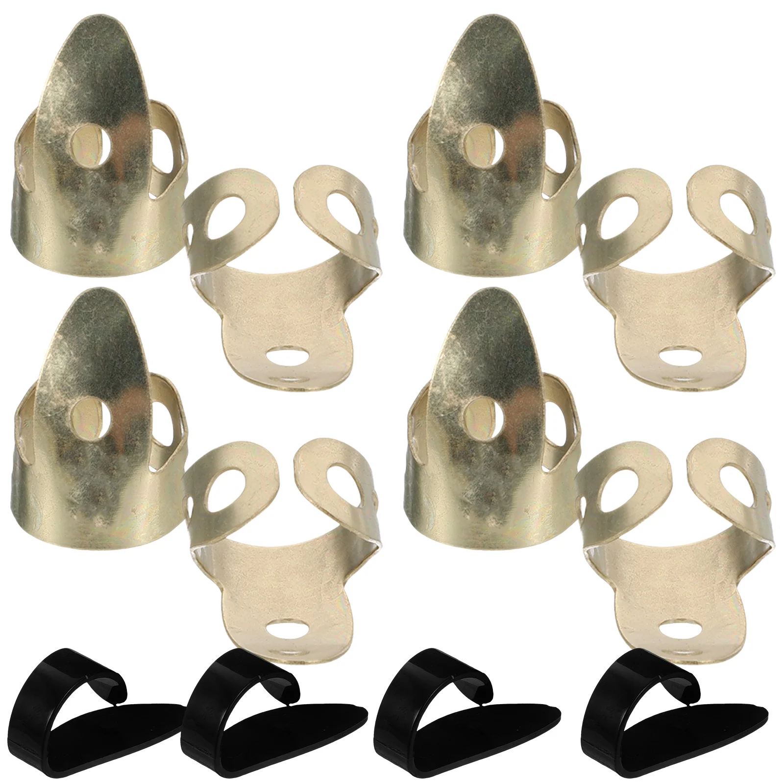 

12 Pcs Finger Sleeves Guitar Pick Cover Thumb Picks for Acoustic Electric Accessories