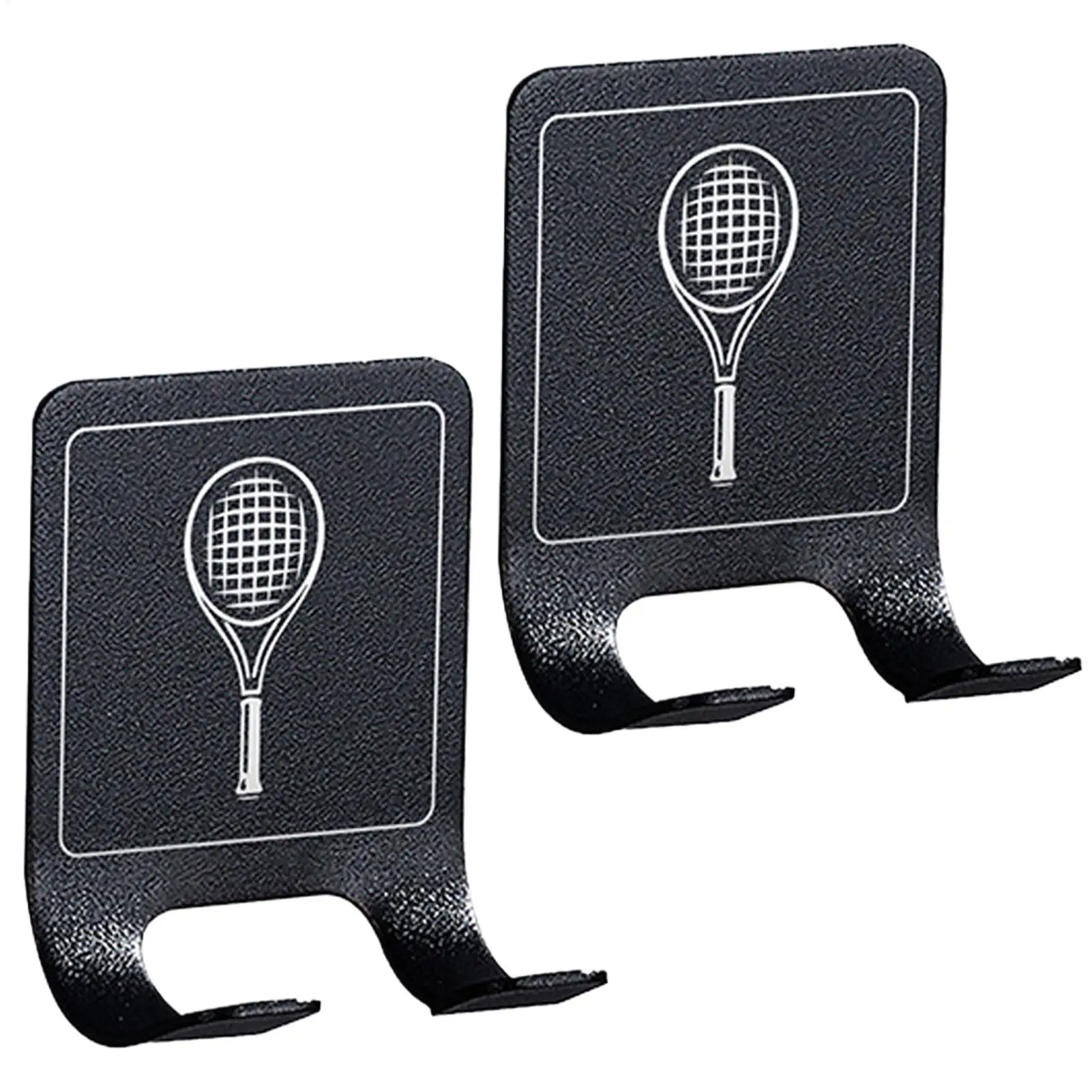 2 stücke Universal Tennis Schläger Wand Schläger Rack Vertikale Display-ständer Edelstahl Wand Haken Tennis Schläger Halter
