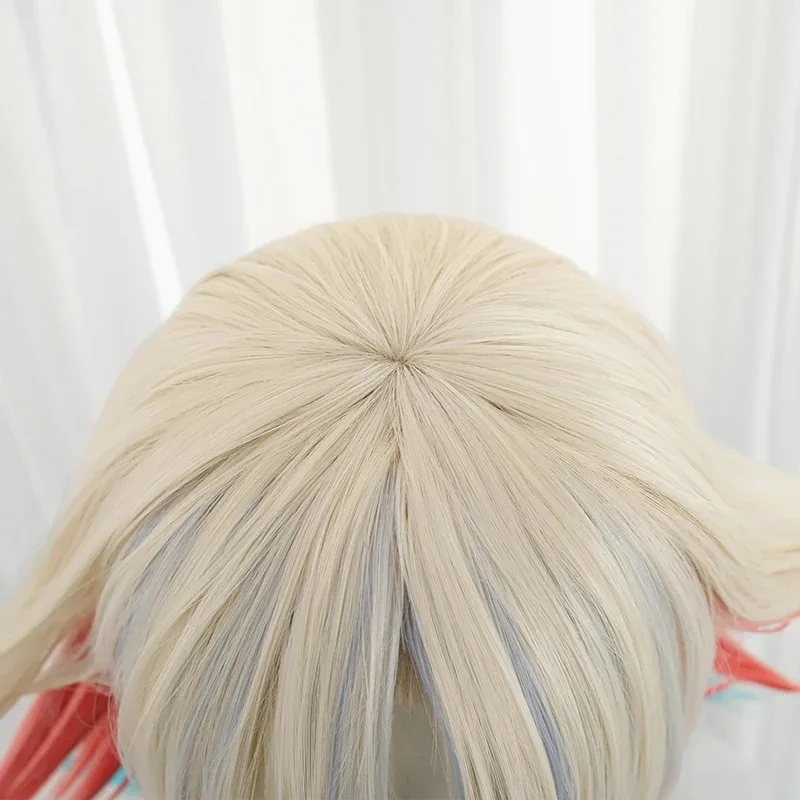 ROLECOS لعبة LOL برستيج الإمبراطورية كايلي شعر مستعار تأثيري 40 سنتيمتر مختلط اللون النساء الباروكات مقاومة للحرارة الشعر الاصطناعية