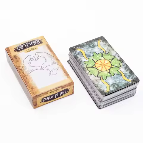Beginner-Friendly Out Of Hand Tarot Deck 78pcs English Fate Divination Leisure Entertainment Board Game