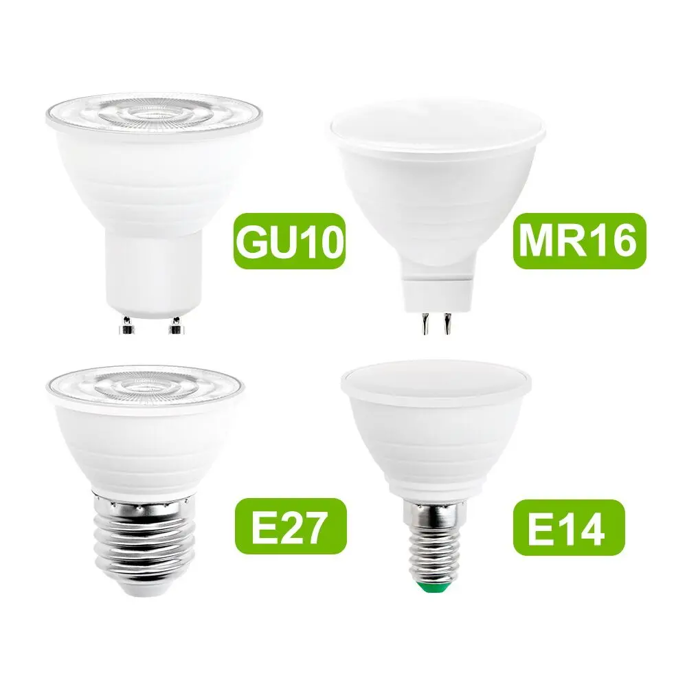 

Bulb LED Light E27 Spotlight GU10 Corn Lamp MR16 Lampara Gu5.3 LED Bombilla E14 220V Energy Saving Lamp For Living Room Ampoule