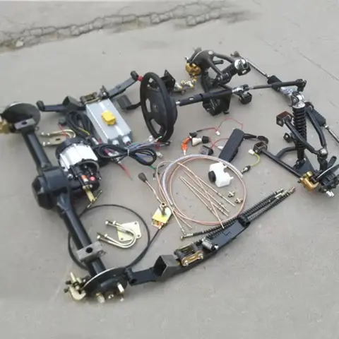 Mini moteur à grande vitesse voiture classique Kit adulte camion électrique intelligent passager voiturette de Golf entraînement différentiel arrière essieu complet