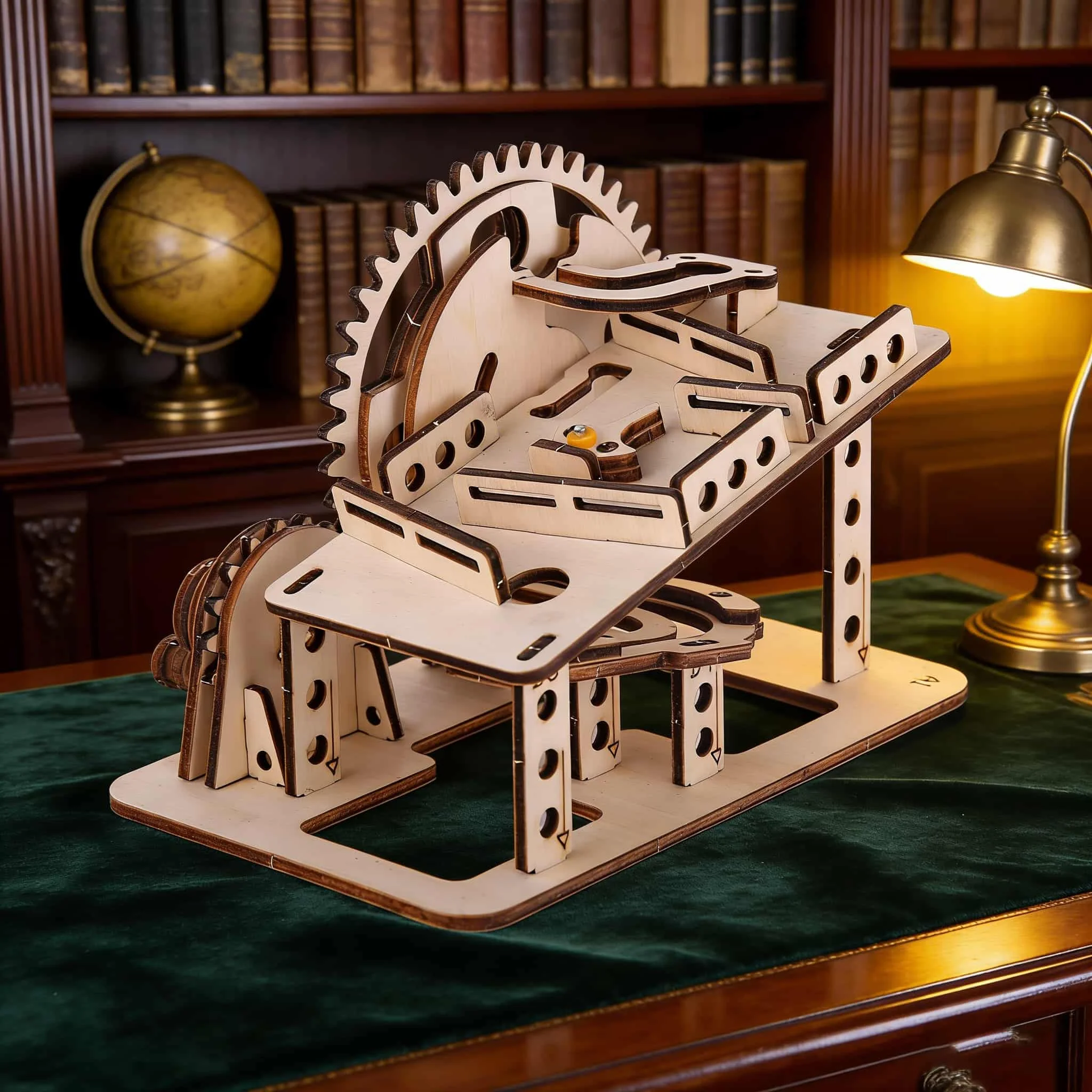 DIY Wooden Slide, 3D Wooden Puzzle Model Slide, Educational and Intellectually Stimulating