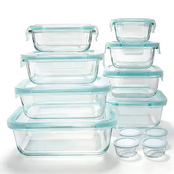 24-Piece Glass Food Storage Set 1