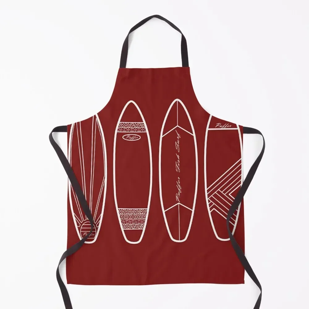 Puffer fish surf Apron useful gadgets for home Women's Apron