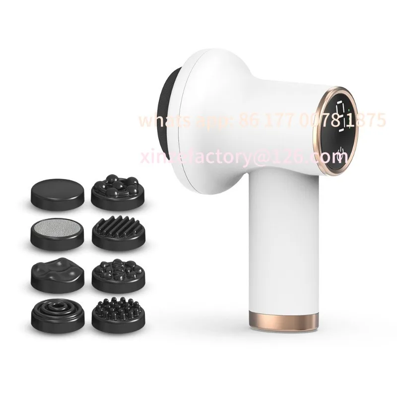 Customizable Electric Massage Machine Wireless Vibrating Home Multi Head Interchangeable Massager Relaxing