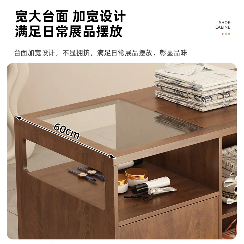 Loja de roupas Loja de roupas femininas Mesa Nakajima Mesa de exibição de loja de fluxo Armário simples balcão de páginas de checkout