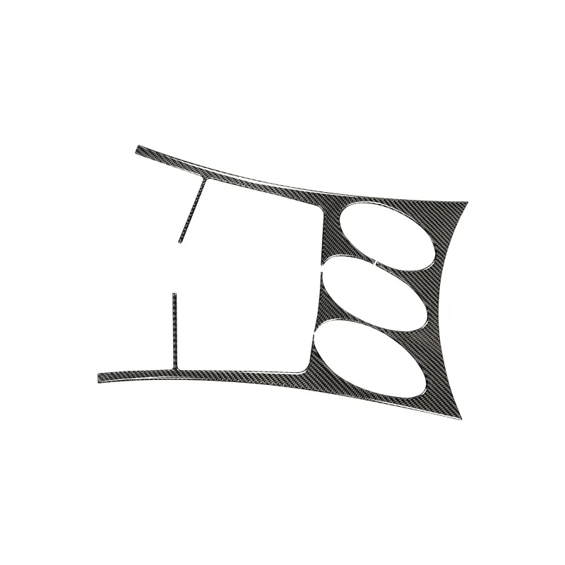 

for Nissan 350Z 2006-2009 Carbon Fiber Radio Air Conditioning Console Panel Sticker Cover Frame Decorative Sticker