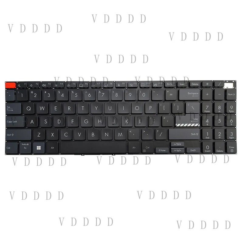 L... Laptop Keyboard for ASUS Vivobook 15Pro M3500 M3500Q M350 English US Backlight