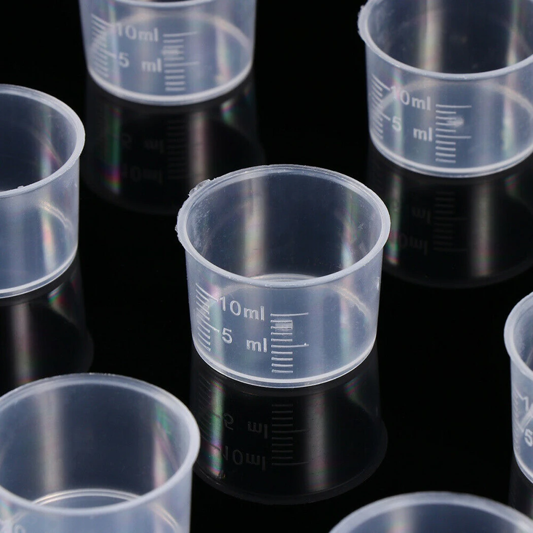 Store Cups Measuring Cup Height 22mm Pharmacy Small 10ml 2.2g/piece 50pcs Cups Kitchen Laboratory Measure Measurement Brand New