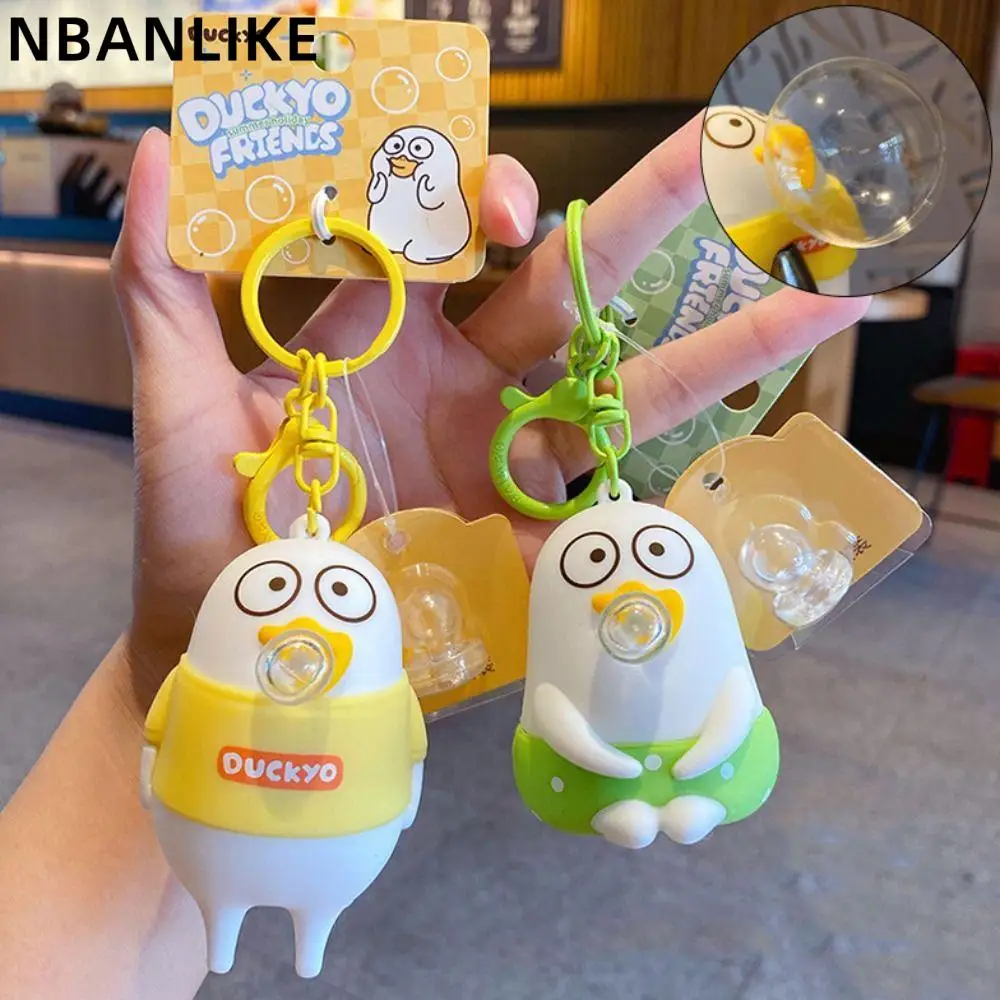 

Novelty Cartoon Bubble Keyring High-Elastic Car Key Ring Backpack Charms Bag Decor