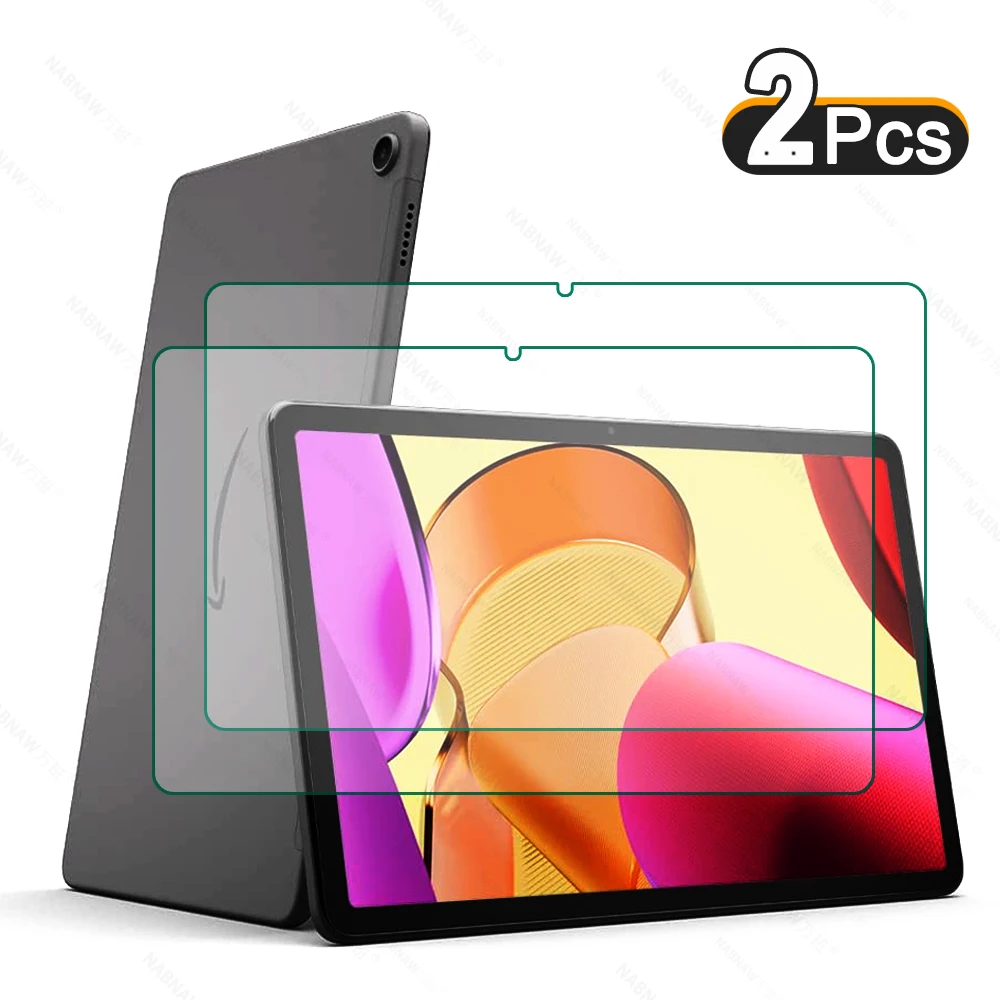 2 Pieces Scratch Proof HD Tempered Glass Screen Protector For Amazon Fire Max 11 Tablet 13th Gen 2023 Screen Protective Film