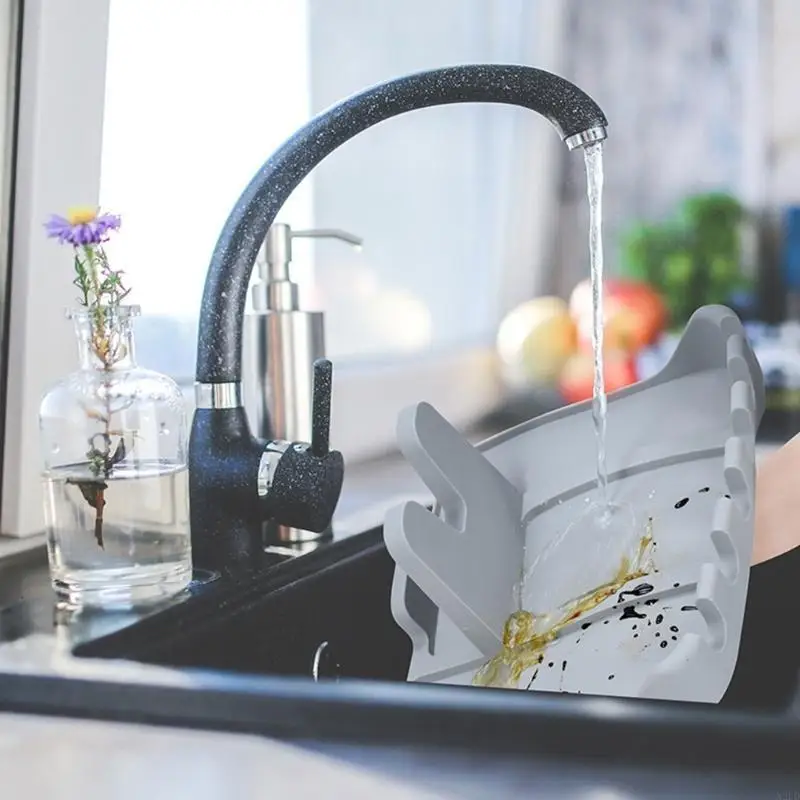 

High Temperature Resistant Silicone Spoon Pad Utensil Rest Stove Top Kitchen N2UD