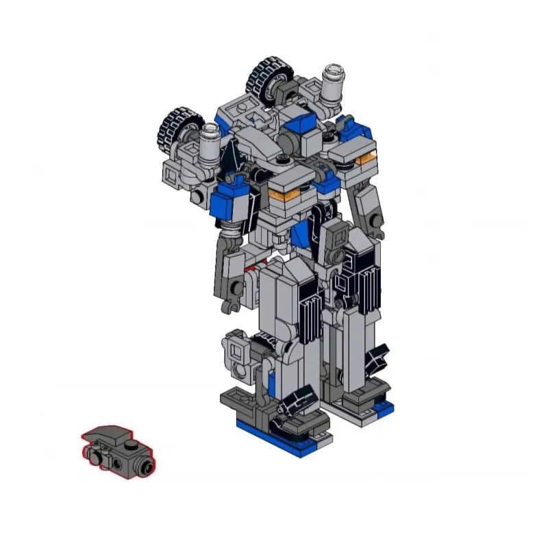 Modèle de Combat fantôme Mech, Robot assemblé, exo-squelette, blocs de construction éducatifs pour enfants, jouets pour garçons et adultes, cadeau d'anniversaire