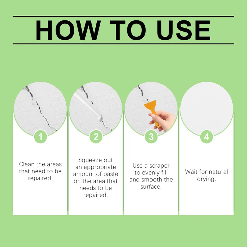 Kit de réparation des dommages muraux, cibles, fraises, trous pour ongles, livré avec un Agent de réparation, capuchons de touches muraux à usage domestique