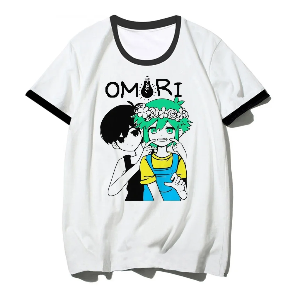 Omori tshirt female cutecore cute kawaii vintage japan shirt Psychedelic funny gyaru anime emo