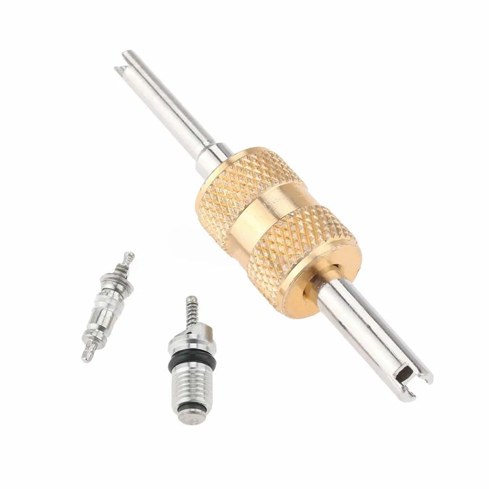 Vehicle Car A/C Cap Kit Valve Cores A/C System Air Conditioning Primary Seal R134A R22 Santech Tool New Quality