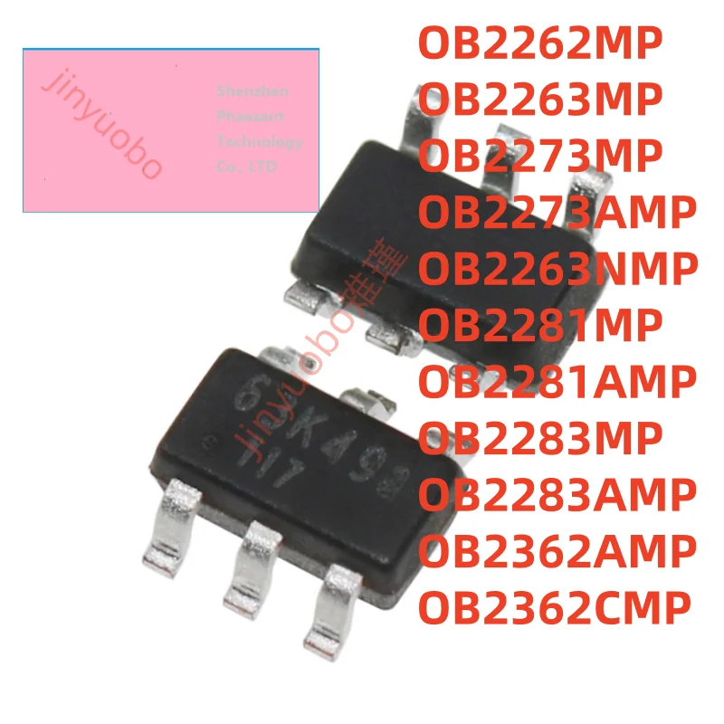 (10-50piece）100% New OB2263 OB2262 OB2273 OB2263MP OB2262MP OB2273MP 63 SOT23-6 Chipset