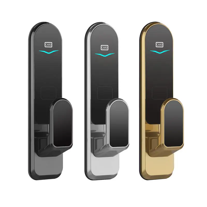 

Factory Price Hotel Apartment Door Lock Anti-theft Password Card Electronic Door Lock Smart Security Lock Door Smart Home