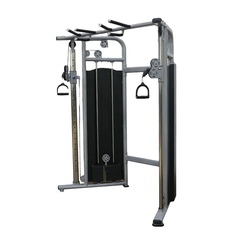 Gym Fitness Equipment / Multi Functional Trainer Multi Gym Station Function Dual Pulley System Cable Crossover Trainer