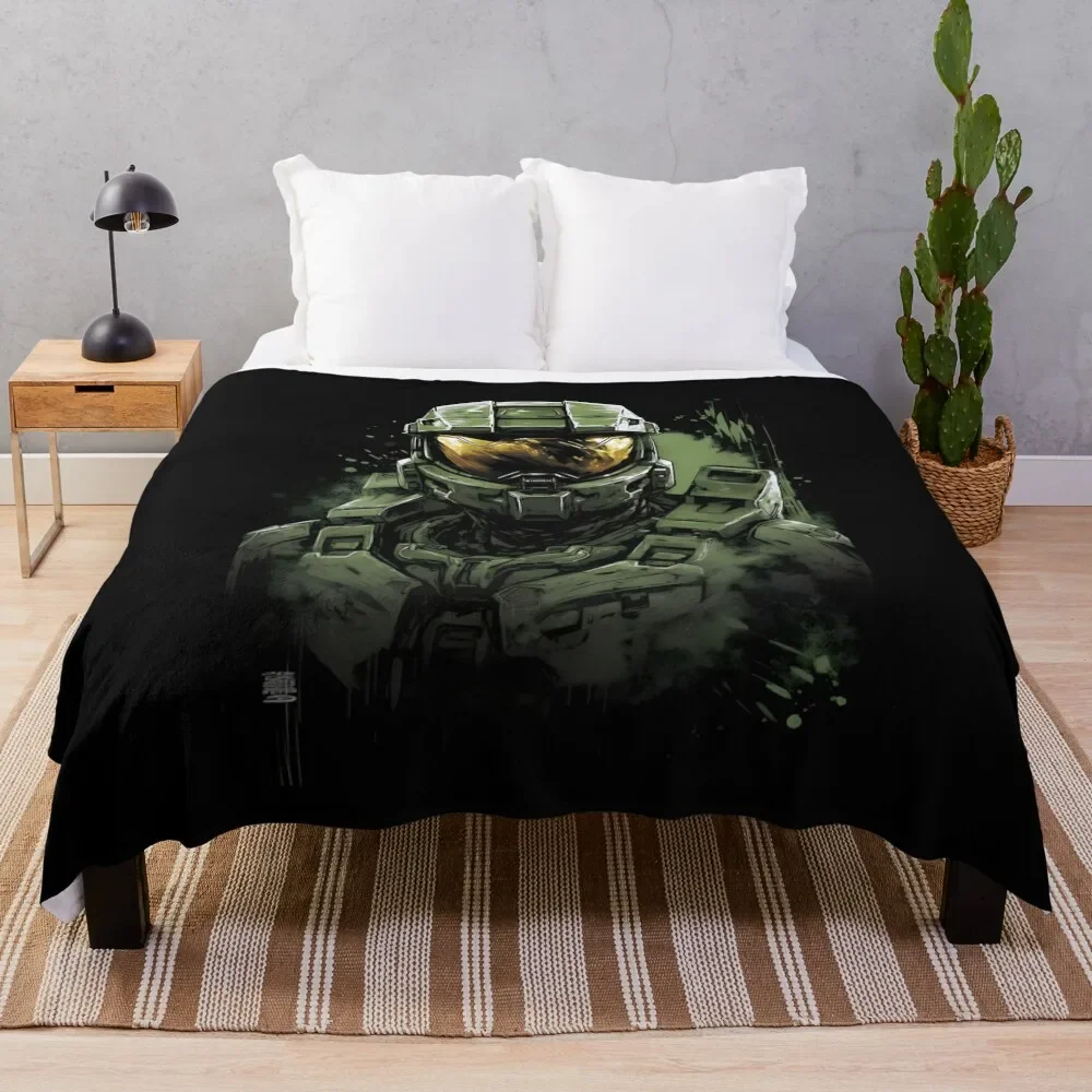 Master Chief Throw Blanket Blankets Sofas Of Decoration Summer Beddings Polar Blankets