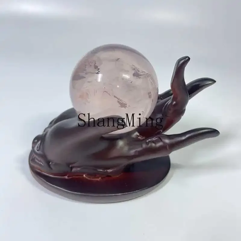 

CL crystal ball base ornament, resin engraved Buddha handball base, storing creative home decoration accessories