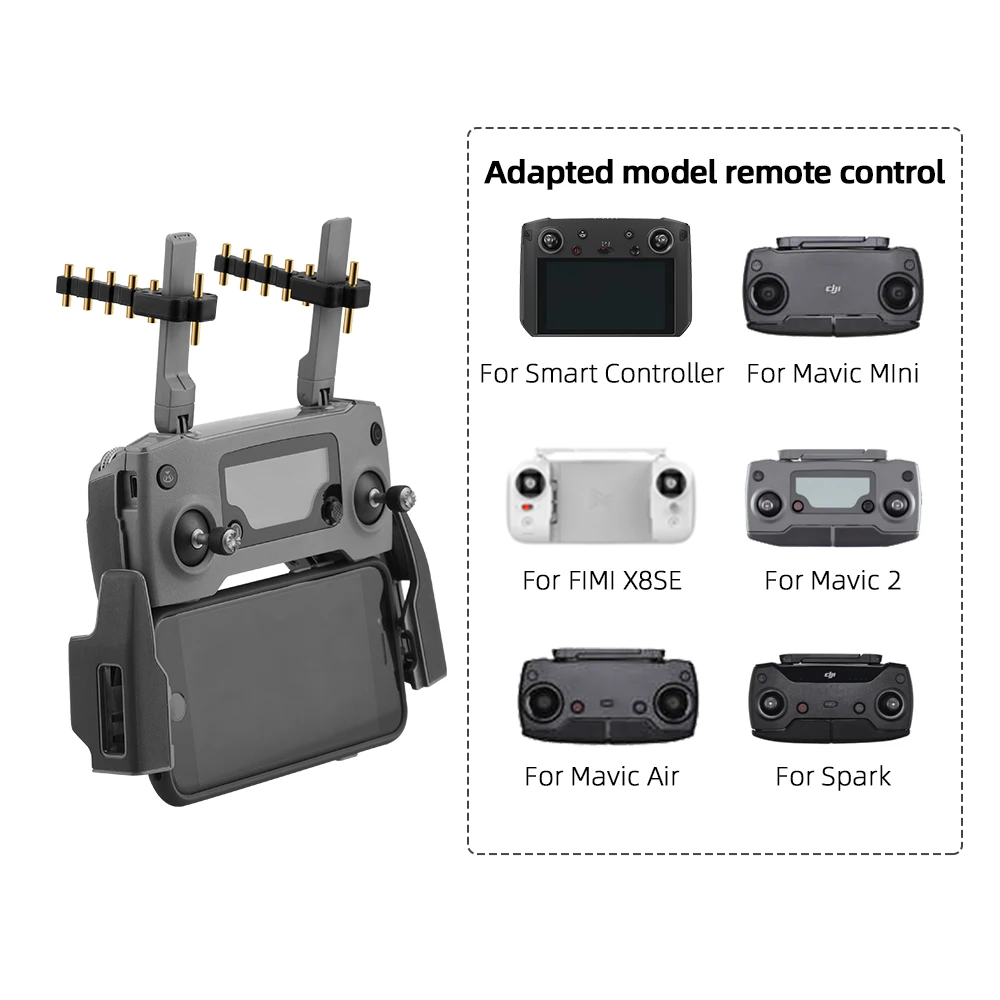 Yagi Antenna Signal Booster Amplifier for Sjrc F11S/FIMI X8SE 2020 Drone Remote Controller Signal Extender Accessories