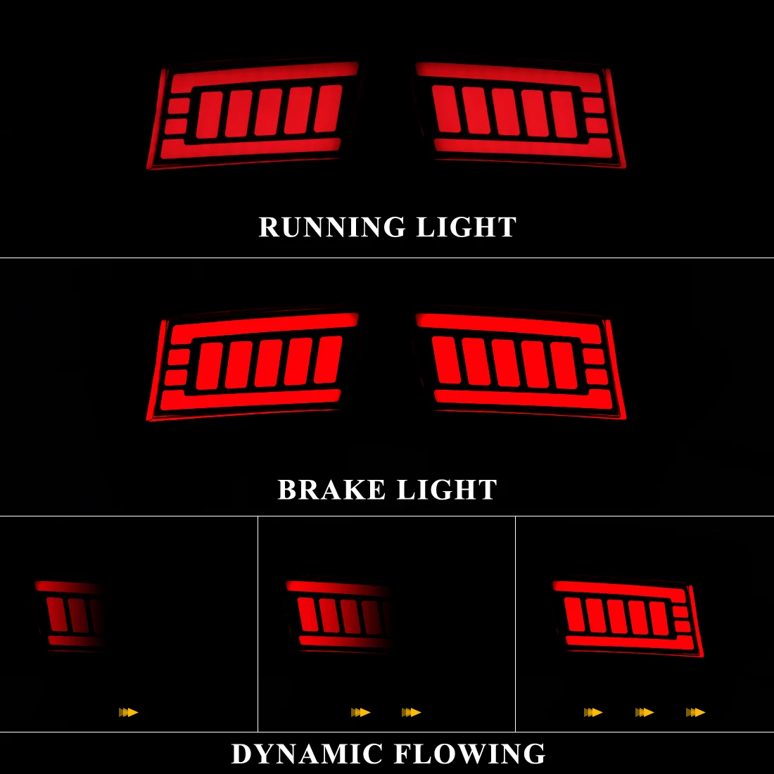 مصباح الضباب الخلفي لتويوتا لاند كروزر 250 برادو LC250 2024 2025 LED المصد الخلفي ضوء الذيل مصباح بدوره إشارة الفرامل ضوء جزء السيارة