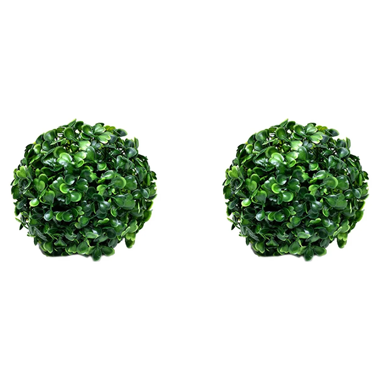 

Новые 2X зеленые шарики из искусственного самшита, зеленые круглые шары без обрезки, искусственные топиарные шары, украшение стола A