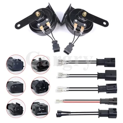 1 Set 2P AC Assembly Car Horn Male Plug Audio Lossless Modification Plug For Honda Hyundai Kia Audi VW Auto Accessories