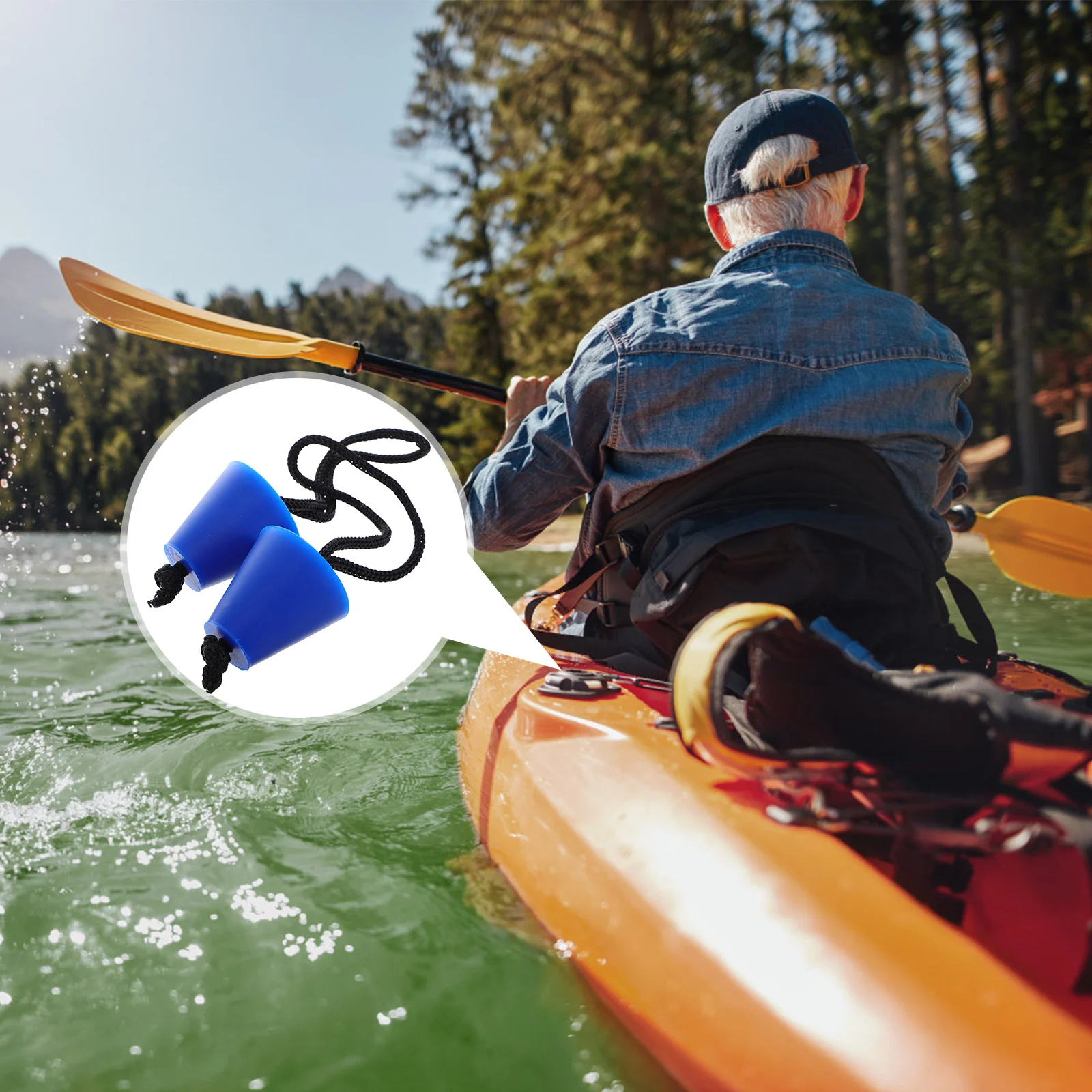 2 pçs universal caiaque dreno plug silicone scupper rolha bung para caiaque canoa barco dreno buraco kit paddle board remendo kit