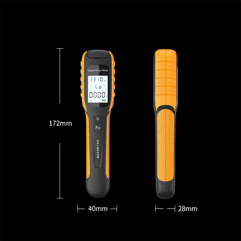 5G Optical Power Meter New High Precision Rechargeable Battery Fiber Optic Power Meter With Flash Light OPM for Measuring Tool