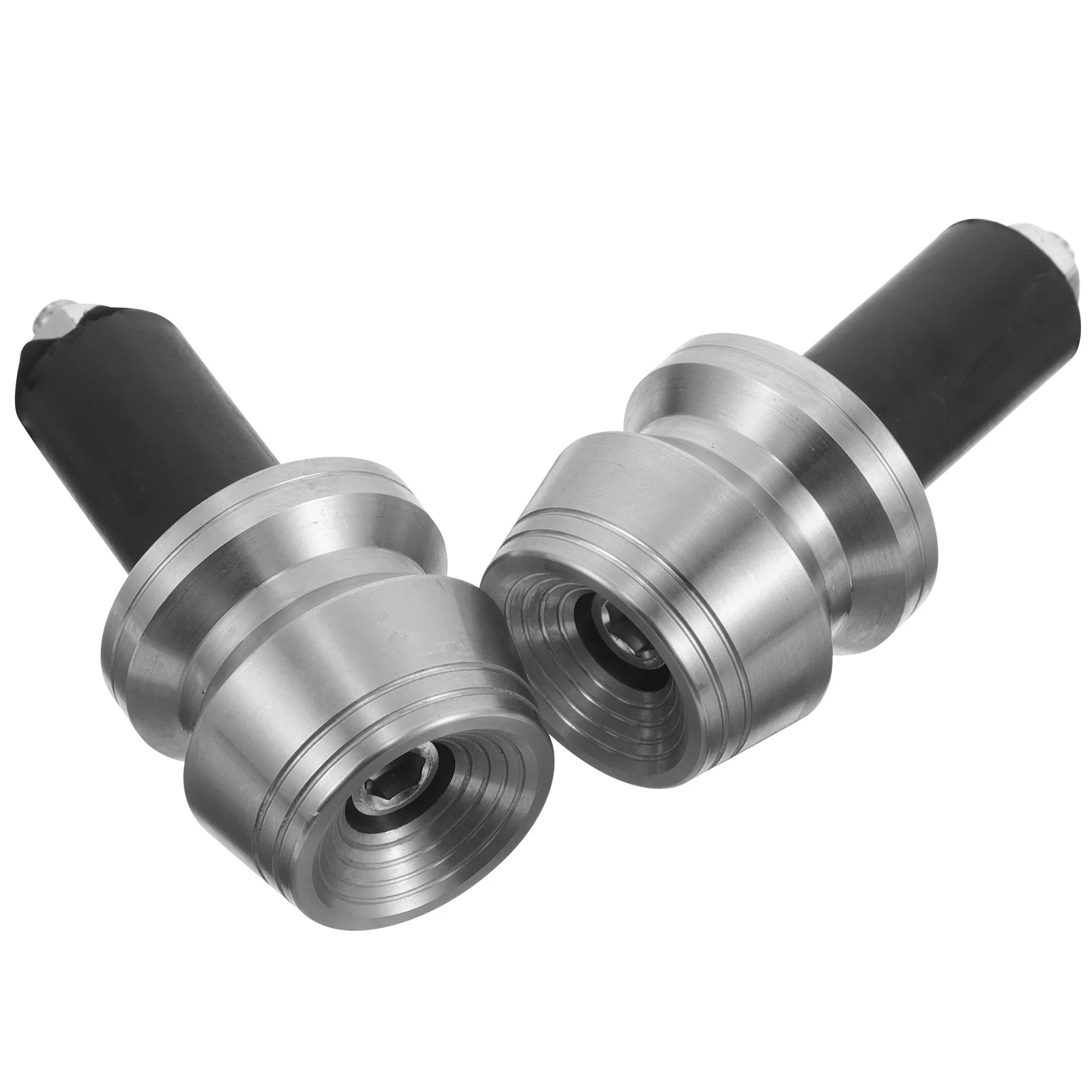 

2pcs Motorcycle Handlebar End Plugs Universal Stainless Steel Anti-Collision Bar End Caps For Motorbike Grips Replacement Parts